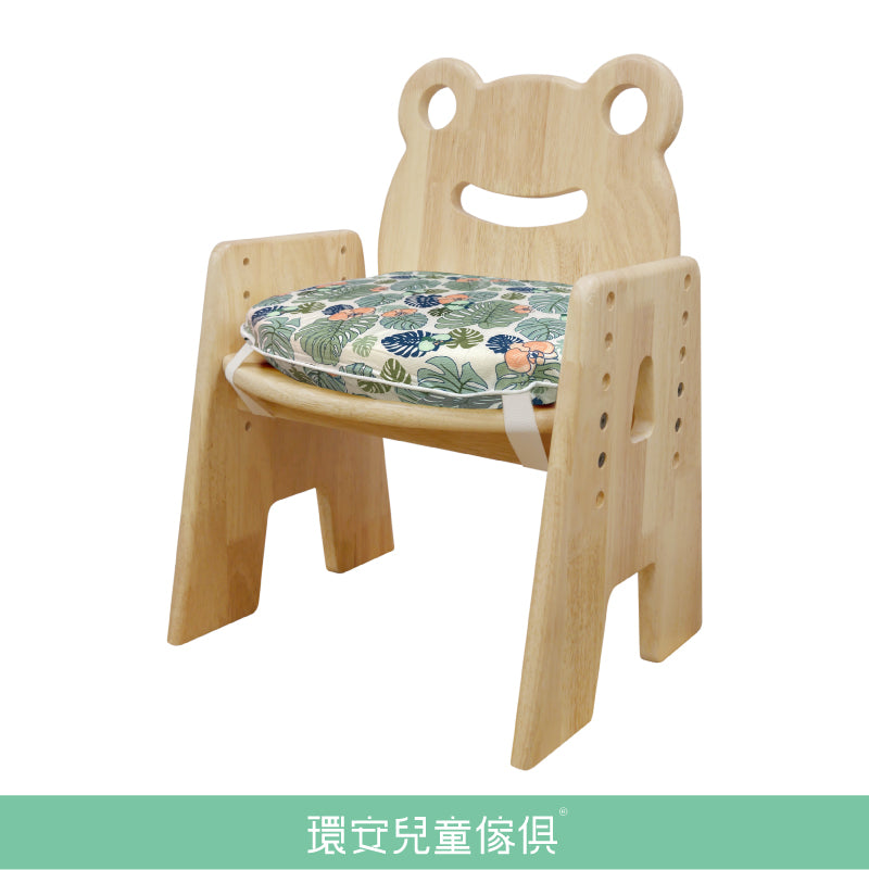 Toddler Wooden chair with floral cushion