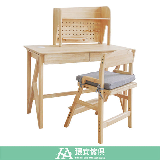 Justfit Solid Wood Study Desk (Large) Value Set