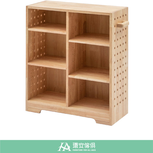 Explorista - Wooden Rolling Storage Cabinet