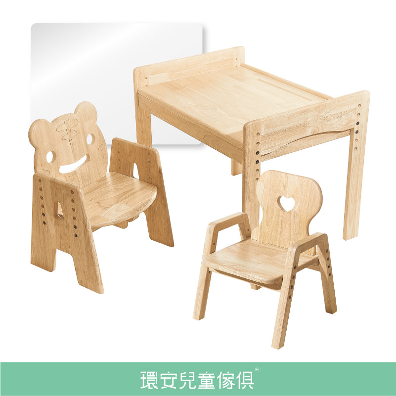 Companion Reading Set｜Expanded Table＋Children Chair＋Toddler Chair