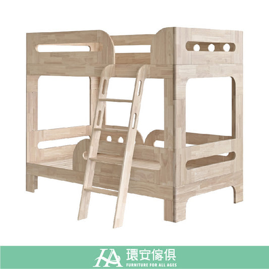 Sleeping Castle - Children's Bunk Bed with Ladder