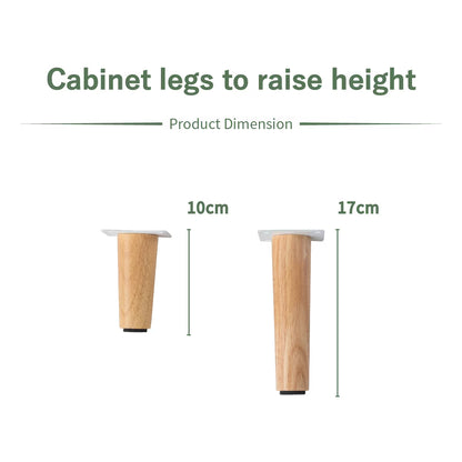 Rubber Solid Wood Stackable Bookcase